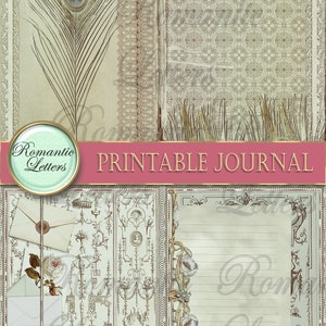 Printable Junk Journal Kit Victorian Digital Printable Journal Craft ...