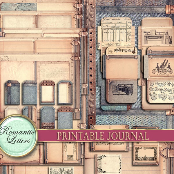 Printable Journal - Etsy
