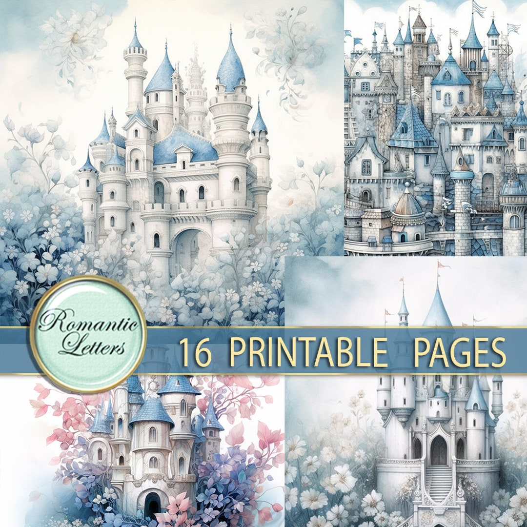 Printable Decoupage Paper Digital Scrapbook Album Paper Fairy Tale ...