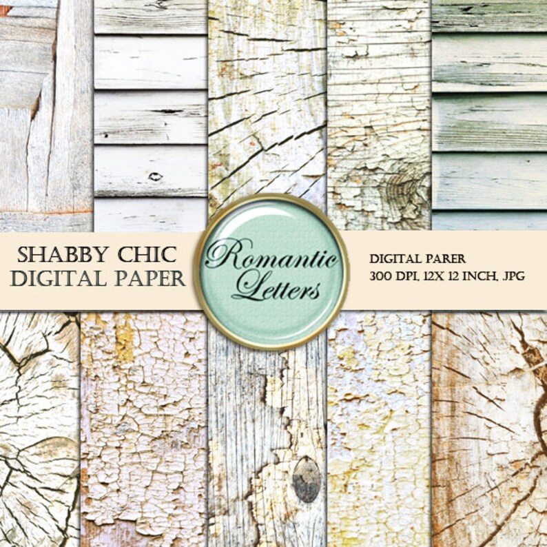 SALE Wood Digital Paper Digital Scrapbook Paper White Wood Etsy