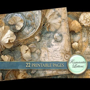 Digital Printable Antique Scrapbook Paper Pack Junk Journal Pages ...