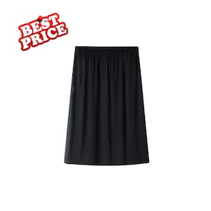 cotton half slips for under dresses Springcmy Half Slips for Women Waist Slip Petticoat Underskirt 24 Inch Long Lace Trim Dress Extender