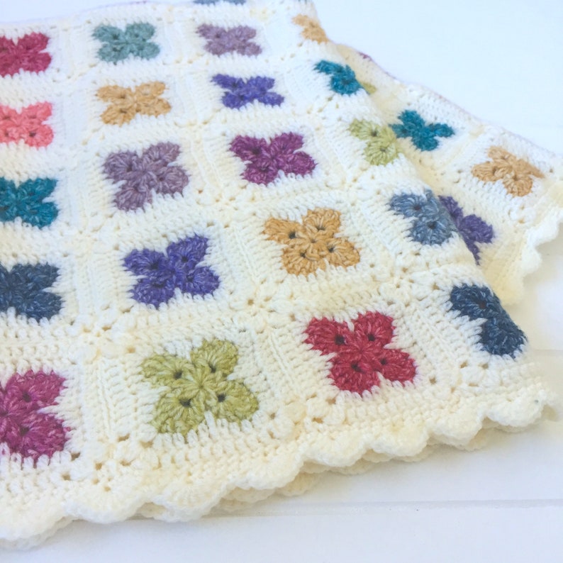 US Terms Fleur Crochet Blanket pattern image 3