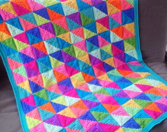 Crochet Blanket Pattern with bonus 'Design Your Own' templates