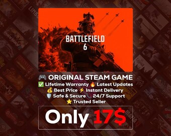 Battlefield 6 PC | Steam Offline Access | Modern Warfare FPS Shooter | Instant Digital Delivery
