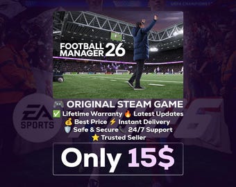 Football Manager 2026 PC | Steam Offline Access | Football Management Simulator | Instant Digital Delivery