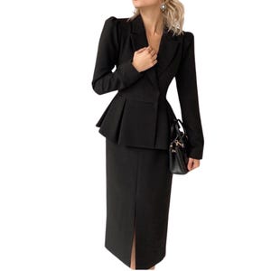 Black Blazer Dress - Etsy