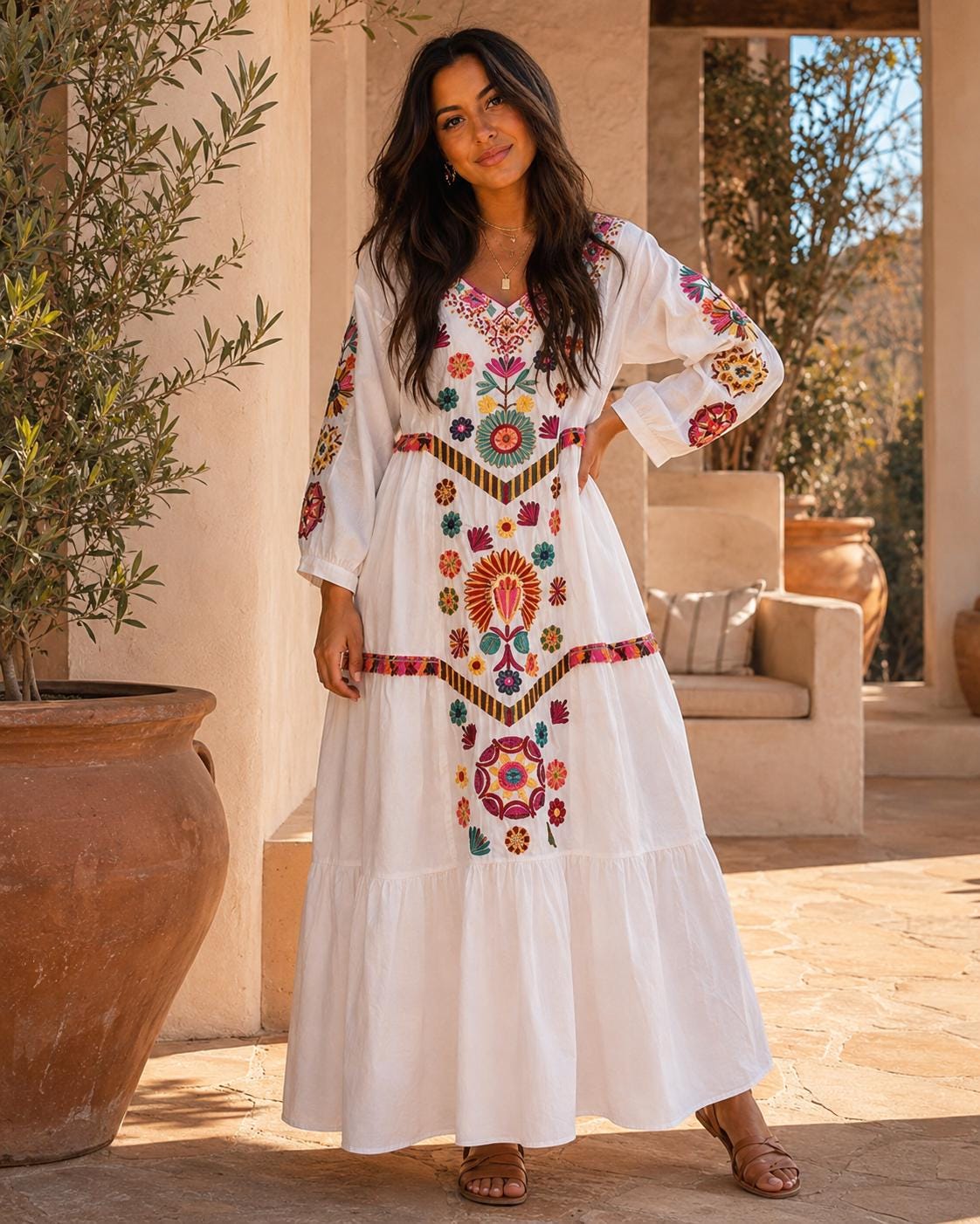 etsy embroidered dress Embroidered Dress