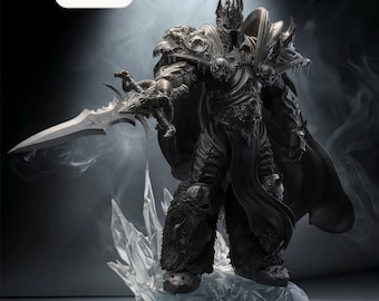 World of Warcraft – The Lich King | Dominion STL Statue | 3D Print Model | Digital STL File