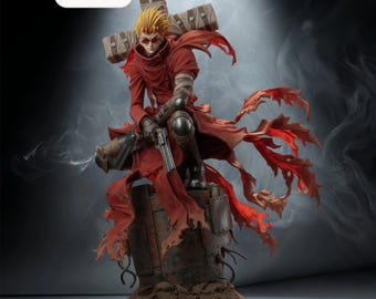 Trigun – Vash the Stampede | Posąg Fury w formacie STL | Model do druku 3D | Plik cyfrowy STL