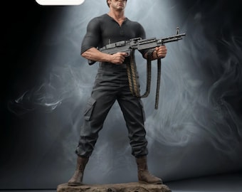 Rambo – John Rambo | Fury STL Statue | 3D Print Model | Digital STL File