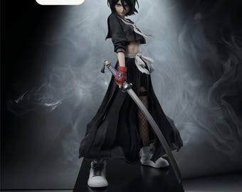 Bleach – Rukia Kuchiki | Frozen Reaper STL Statue | 3D Print Model | Digital STL File
