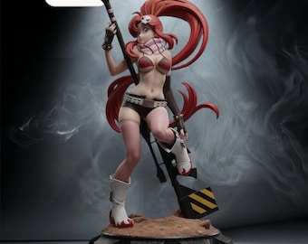 Tengen Toppa Gurren Lagann – Yoko Littner | Ascension STL Statue | 3D Print Model | Digital STL File