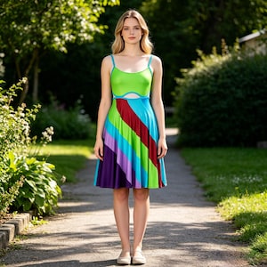 13 going on 30 multicolor cut-out dress Amazon.com: MyheroCos Women's 13 Going On 30 Rainbow Sexy Mini Dress Vintage Print Bodycon Dress Multicolor Cut-Out Dress-XS : Clothing, Shoes & Jewelry