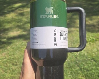 Stanley Quencher 40oz Tumbler | Forest Green Stainless Steel Travel Mug