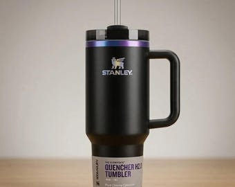 New STANLEY Black Chroma 40 Oz Quencher Tumbler H2.0 FlowState LIMITED EDITION !
