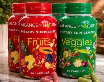 2 pack, 90 fruits and 90veggies whole food supplement superfood