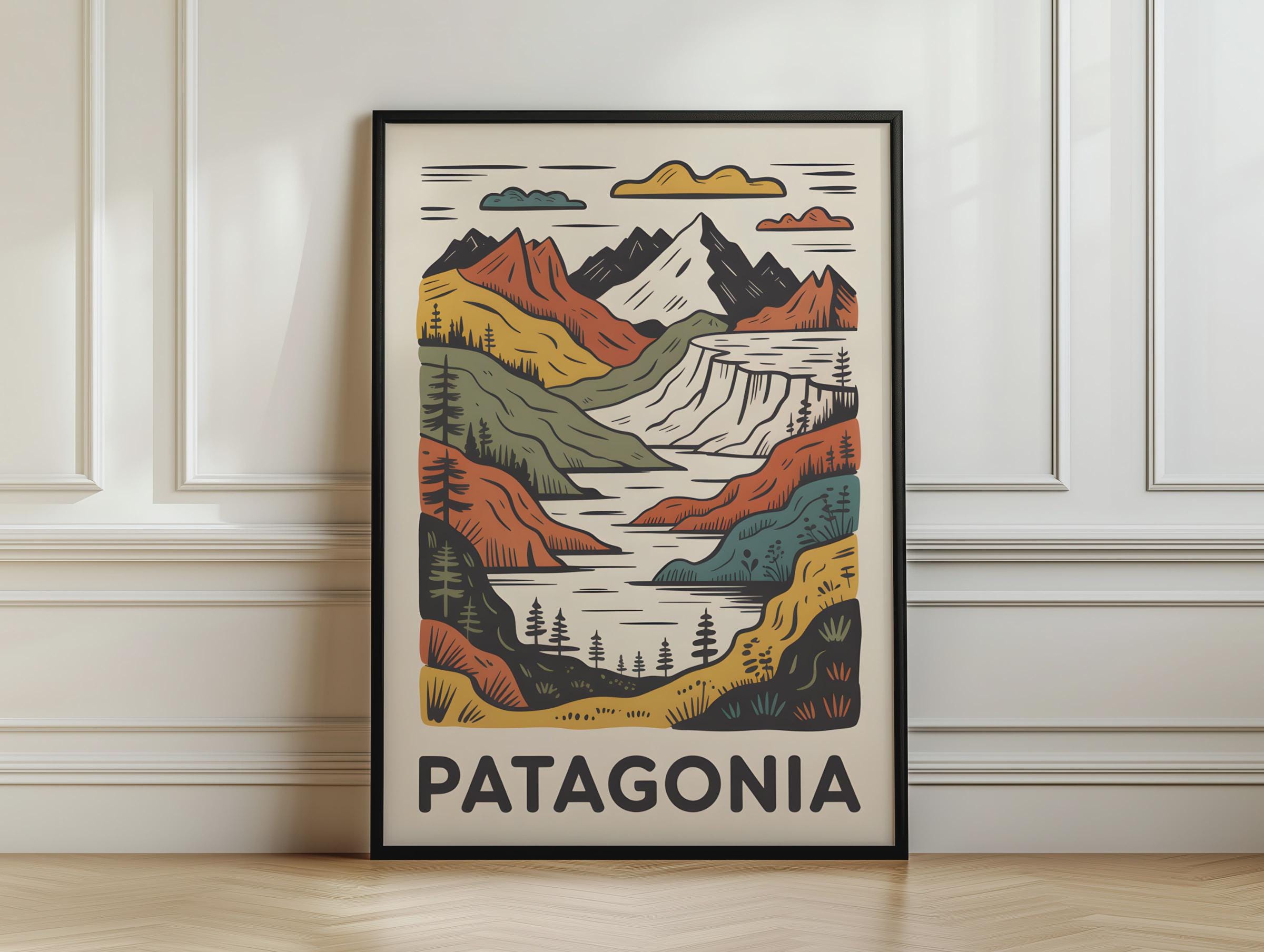 Patagonia poster - Etsy 日本