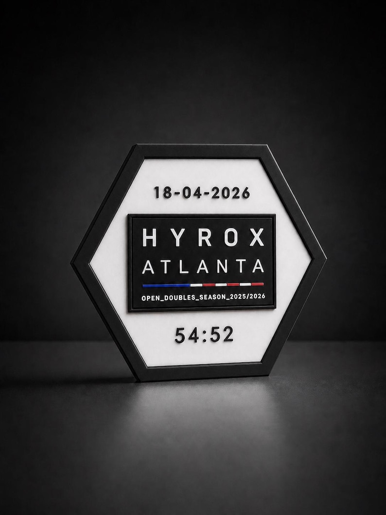 Hyrox Smart Patch-display Black/White