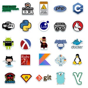 50PCS Programming Java Sticker Pack, Coding Stickers, Developer Laptop Stickers for Notebooks, Computers, Journals, Tech Fans image 3