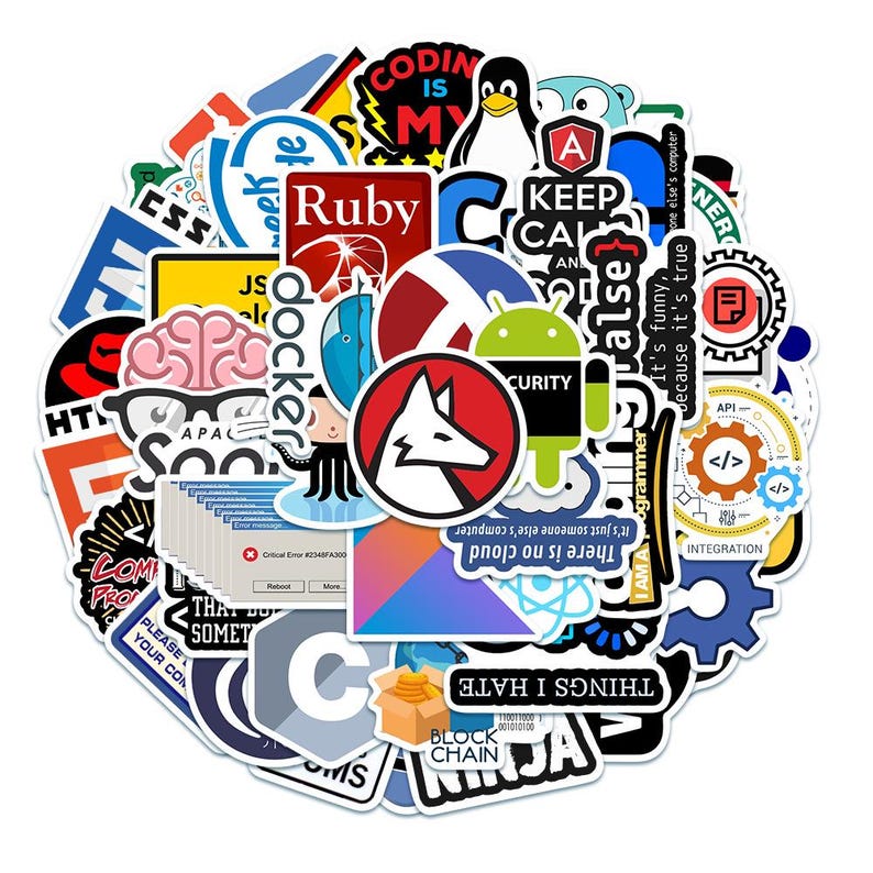 50PCS Programming Java Sticker Pack, Coding Stickers, Developer Laptop Stickers for Notebooks, Computers, Journals, Tech Fans image 5