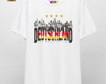 Deutschland Shirt - Germany World Cup 2026 Football Tee - Die Mannschaft Legends Top - White FIFA 2026 Apparel Gift by HolyDeer