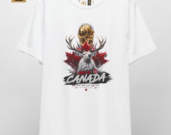 Canada World Cup 2026 Shirt - Canada Soccer Tee - Coupe du Monde 2026 - Voyageurs Apparel - Maple Leaf Canadian Pride Top - Fifa World Cup