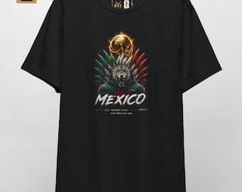 Mexico World Cup 2026 Shirt - Mexico Football Tee Camiseta Mexico 2026 - Playera de Mexico - Mexican Jaguar & World Cup Orgullo Mexicano Top