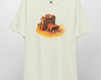 Photographer Gift for Men - Surreal Camera Art Graphic Tee - Vintage Photo Shirt - Vintage White Cinematography T-shirt by HolyDeer