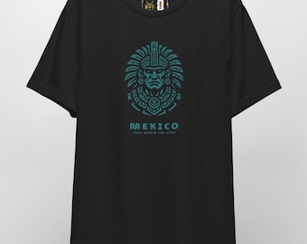 World Cup 2026 Shirt - Mexico Football Tee Camiseta Mexico 2026 - Playera de Mexico - Aztec Warrior & Fifa World Cup Green Graphic Top