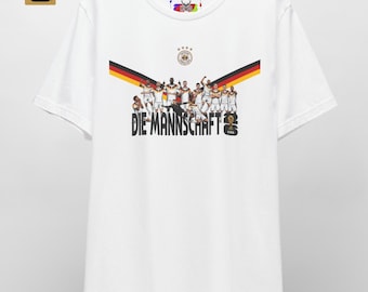 Die Mannschaft Tee - Germany World Cup 2026 Football Shirt - DFB Crest Four Stars Top - Black FIFA 2026 Apparel Gift by HolyDeer