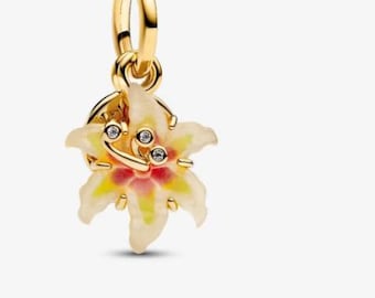 S925 Sterling Silver Tangled Sundrop Flower Charm fits Pandora bracelet - BUY 3 GET 55% OFF