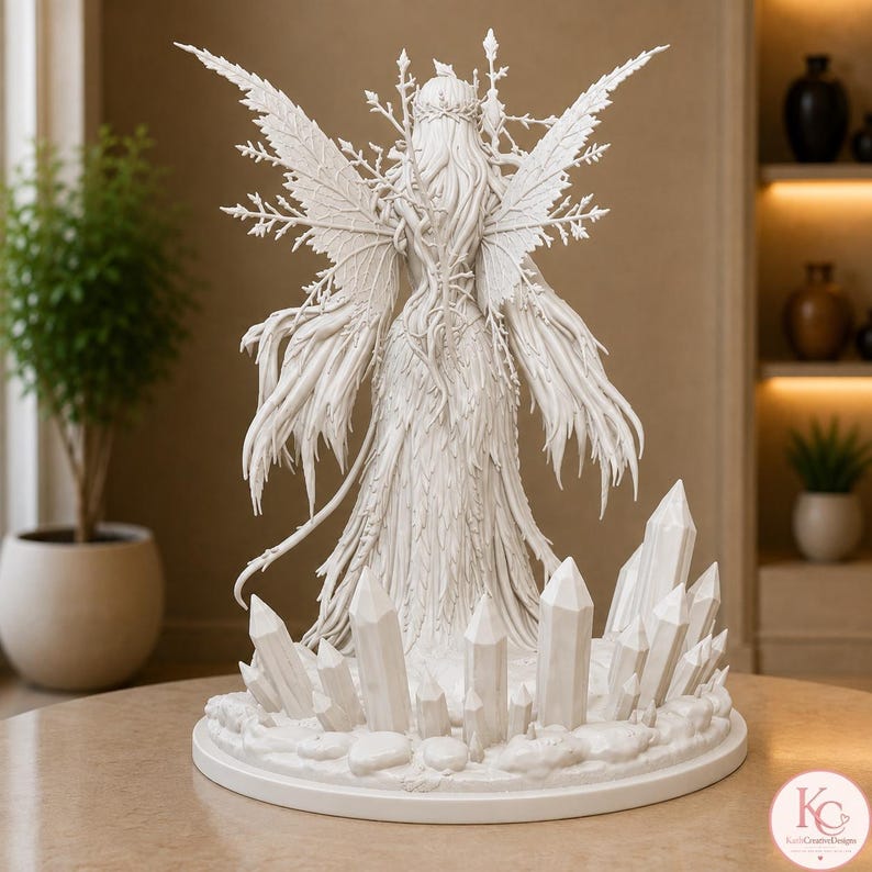 High-detail fantasy figurine for FDM and resin 3D printers.