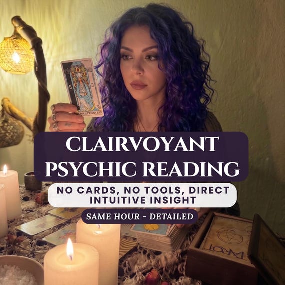 No Tools Clairvoyant Psychic Reading Same Hour | No Cards Reading