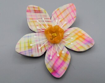 Pastel Daffodil Brooch