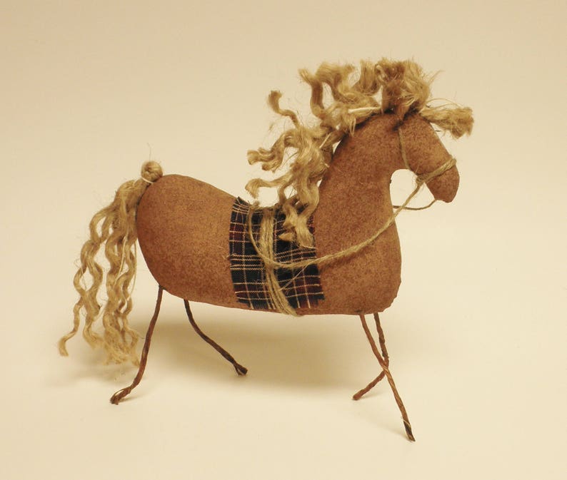 Primitive Horse Handmade Horses Horse Decor Country Etsy