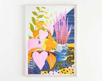 Archive | A3 Riso Print, House Plants