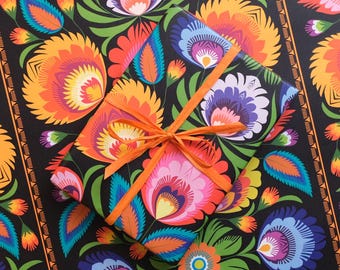 2nd | Wrapping Paper, Individual Folded Sheet, Wycinanki