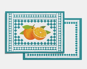 2nd | Single A6 Notecard, Double Sided Design, Orange