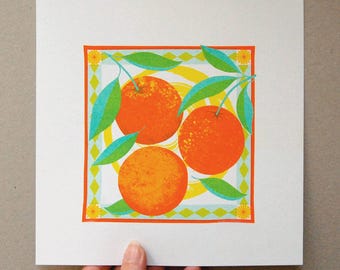 Archive | Mini Riso Print, Sweet Orange