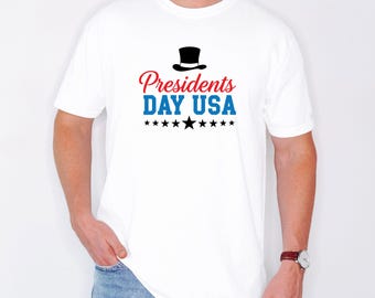 Presidents Day USA Shirt, Patriotic American Tee, USA Pride Shirt, Presidential Holiday T Shirt,American Heritage Graphic Tee,Patriotic Gift