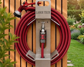 Soporte de acero inoxidable para manguera de jardín / Soporte de pared de acero inoxidable 304, colgador resistente a la corrosión