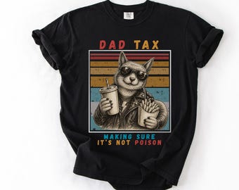Comfort Colors® Dad Tax Squirrel Shirt, Funny Tee, Vintage Father’s Day tee