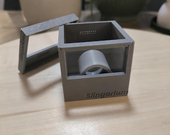 Recinto para filhotes de aranha (1–3 cm) | Caixa de alimentação impressa em 3D | Mini habitat para tarântulas de 60 mm | Slingarium