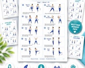 100 Low Impact Exercise Moves Printable Workout Guide (PDF)