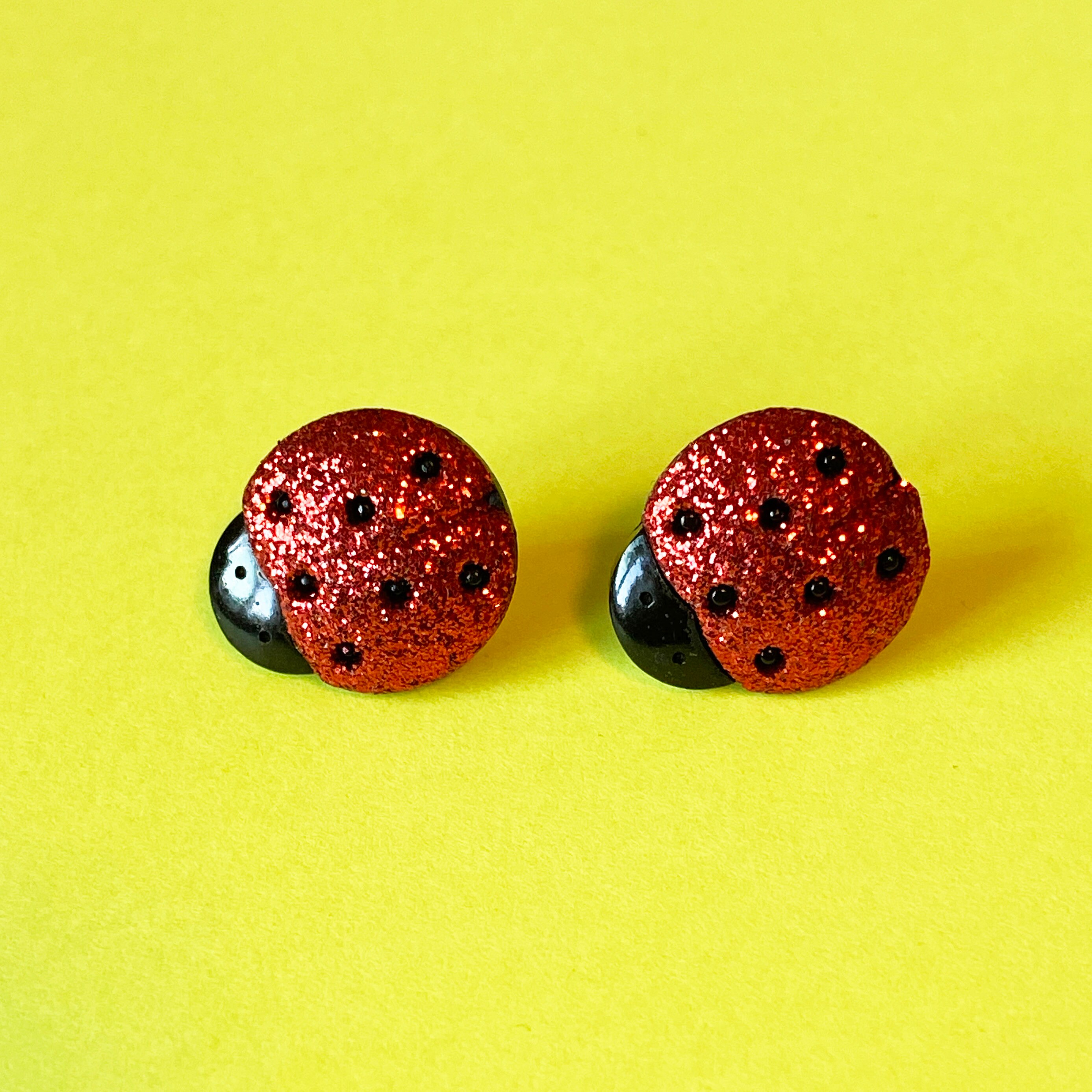 Ladybug Earrings Etsy