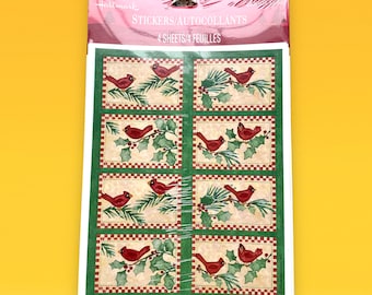 Vintage Hallmark Christmas Stickers