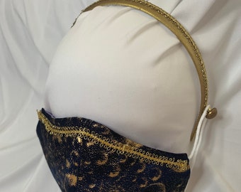 Masque de nuit d’or et ensemble de bandeau