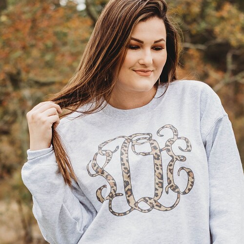Monogram Sweatshirt Crewneck Sweatshirt 