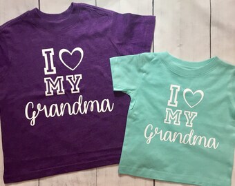 Toddler//Kids Ruffle T-Shirt My Nana in Vermont Loves Me